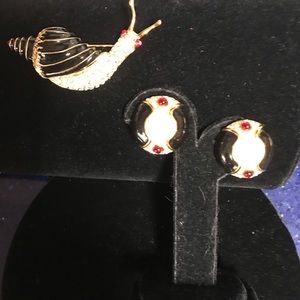 Pin and clip earrings Kenneth j lane $90